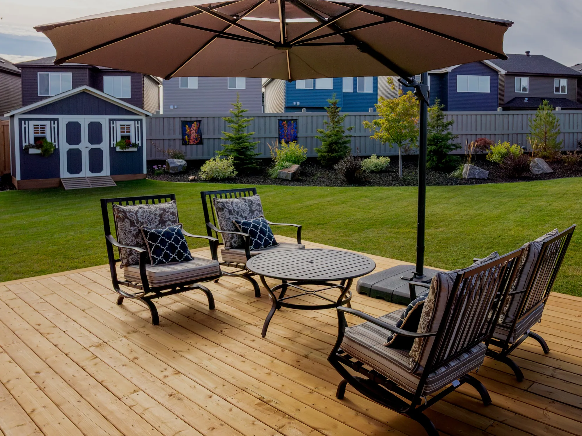 Finished hardscape installation